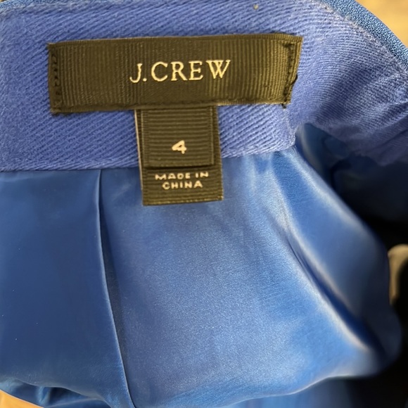 J Crew Casual Blue Mini Skirt - Picture 4 of 4